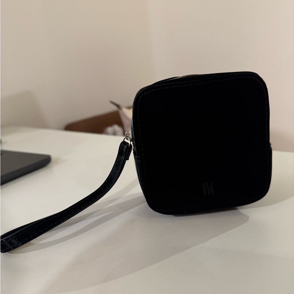 Hera Black Square limited Wristlet pouch